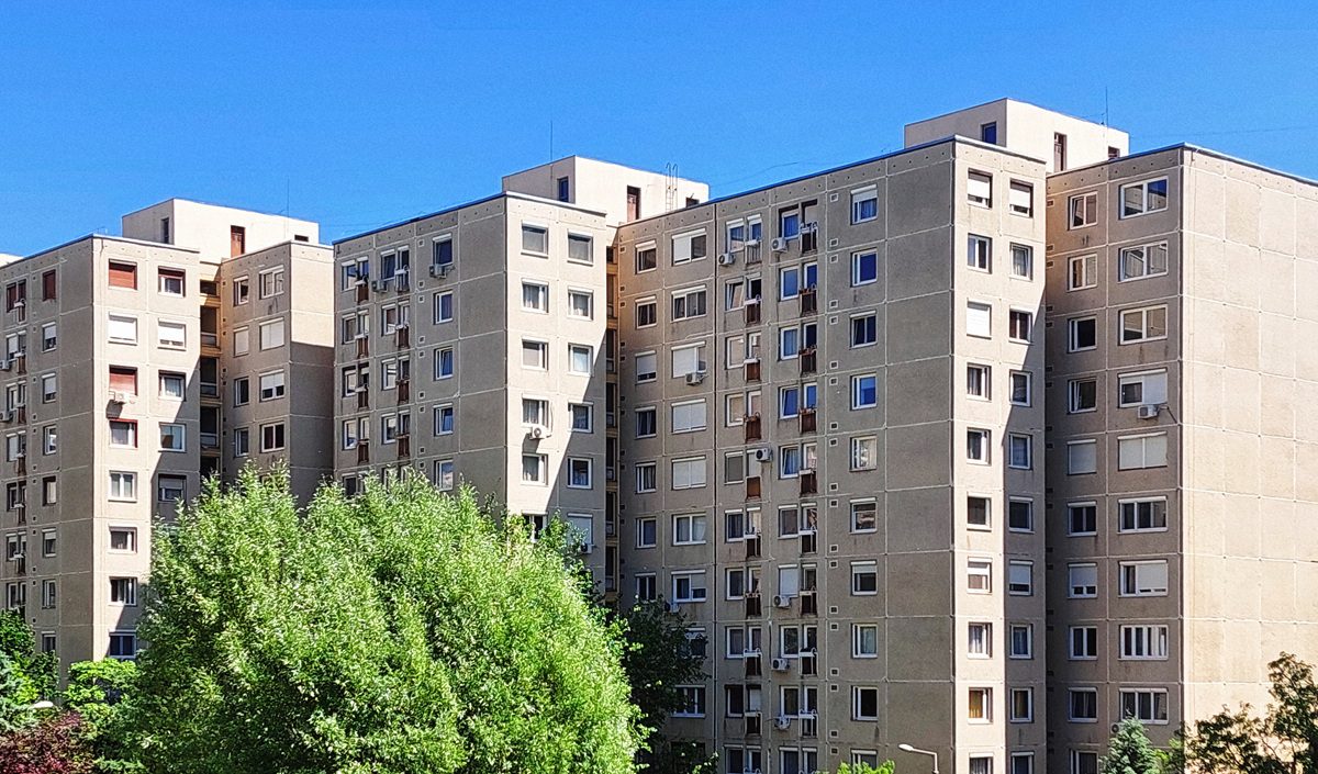 Panelházak, Gazdagrét, Budapest, Magyarország