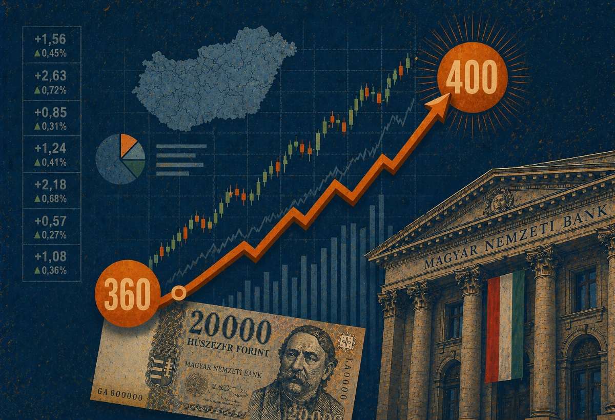 400 forintos euró 360 helyett