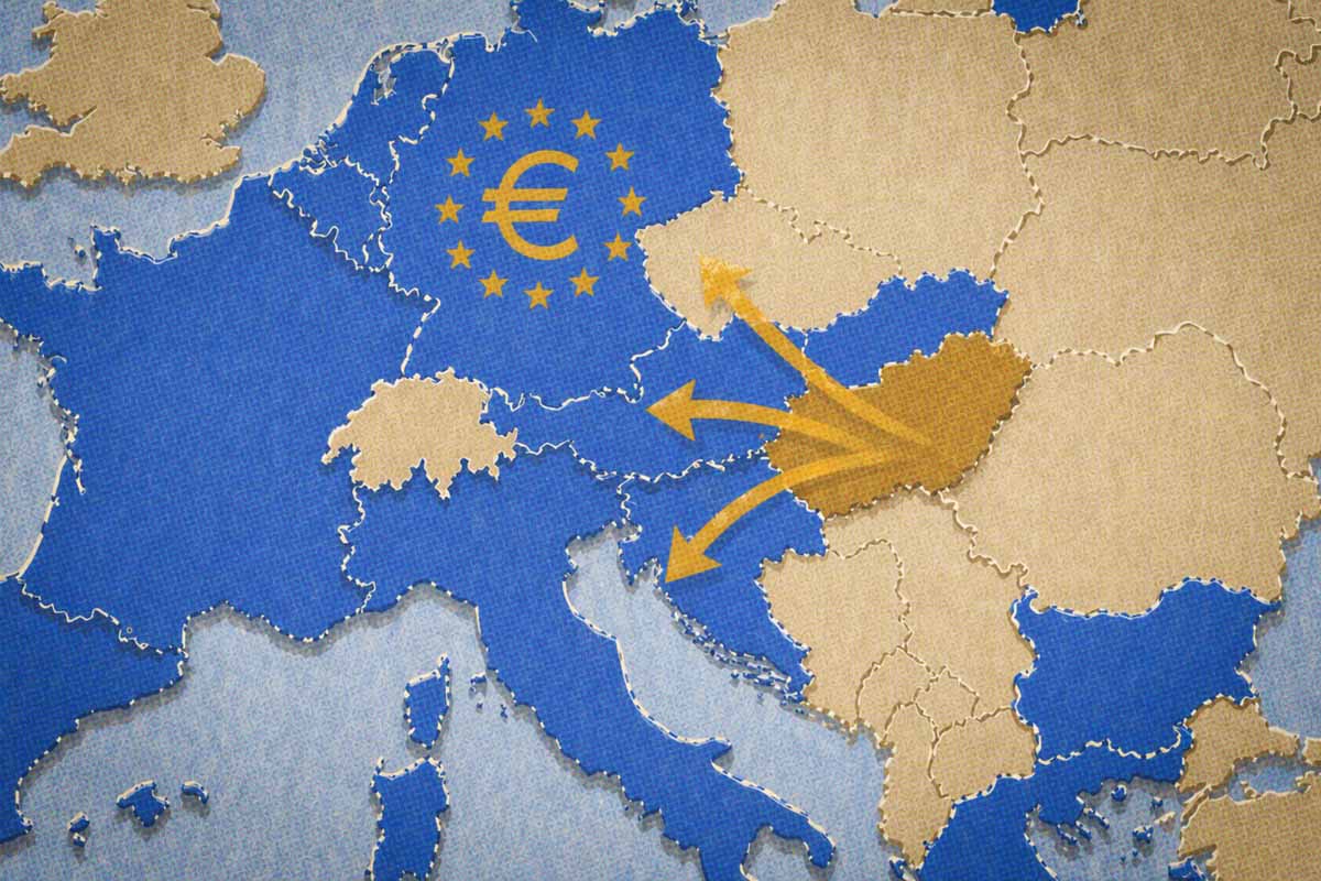 Euró bevezetésének feltételei: hogy áll most Magyarország, mikor lehet itthon euró? eurózóna térkép