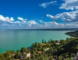 Balaton látképe Tihanyból