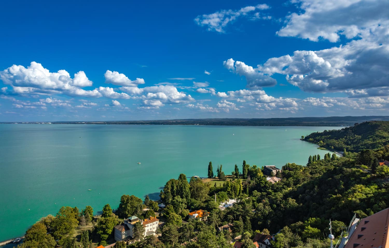 Balaton látképe Tihanyból