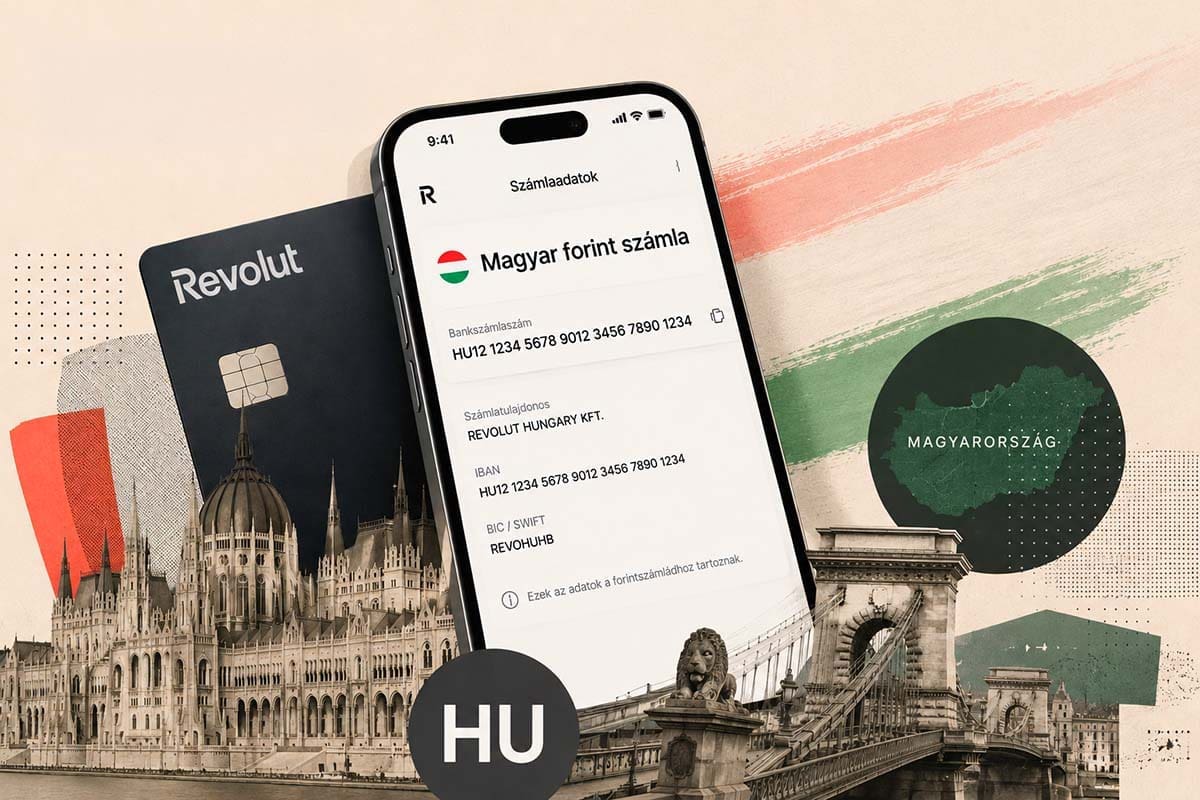Revolut Magyarországi Fióktelepe, magyar számlaszám, fizetés, munkabér, átutalás